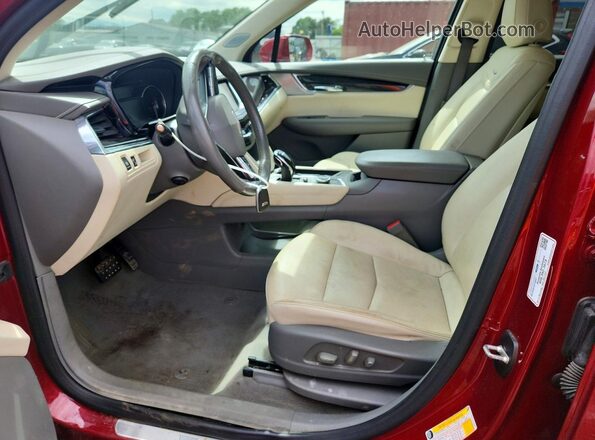 1GYKPDRS7LZ115043 2020 CADILLAC XT6 Red Widok wnętrza z przodu