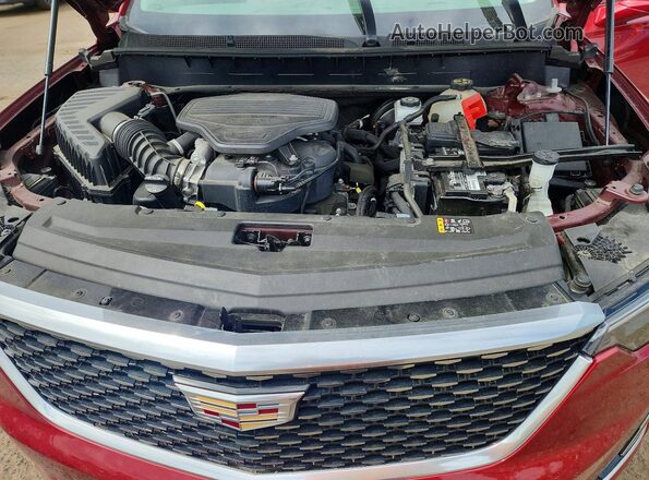 1GYKPDRS7LZ115043 2020 CADILLAC XT6 Red Widok komory silnika