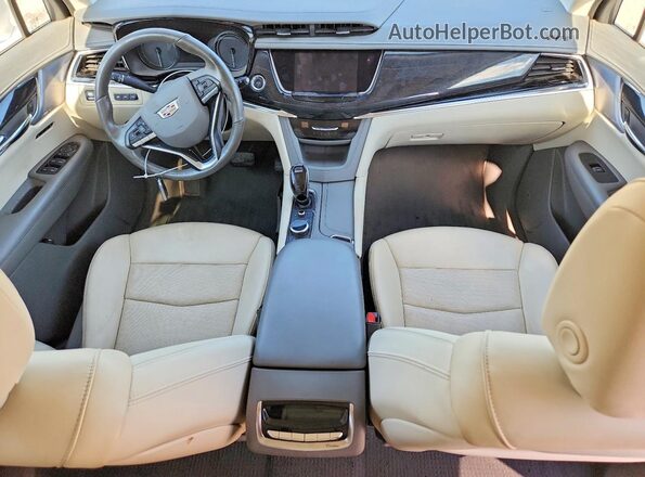 1GYKPDRS7LZ117276 2020 CADILLAC XT6 White Առջևի վահանակի տեսք
