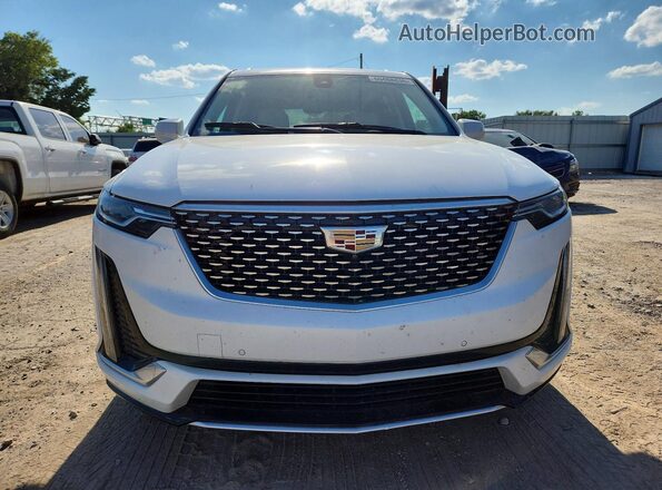 1GYKPDRS7LZ117276 2020 CADILLAC XT6 White Դիմացի տեսք