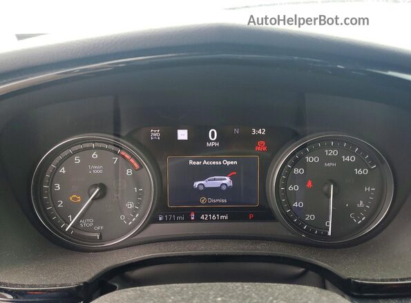 1GYKPDRS7LZ135762 2020 CADILLAC XT6 Silver Вид щитка приладів