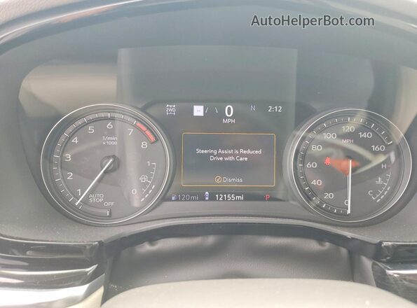 1GYKPDRS7RZ722486 2024 CADILLAC XT6 Blue ხელსაწყოთა პანელის ხედი