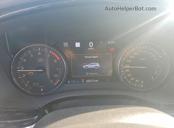 1GYKPGRS2MZ130293 2021 CADILLAC XT6 Белый Вид щитка приборов