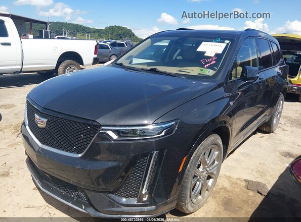 1GYKPHRS6LZ212791 2020 CADILLAC XT6 Черный Передняя левая четверть