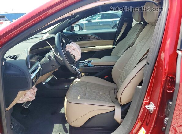 1GYKPTRL4SZ304492 2025 CADILLAC OTHER Red წინა სალონის ხედი