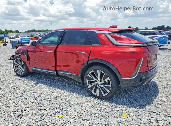 1GYKPTRL4SZ304492 2025 CADILLAC OTHER Red უკანა მარცხენა