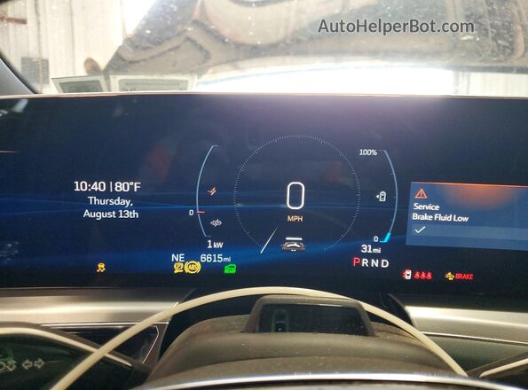 1GYKPYRL8SZ314648 2025 CADILLAC OTHER Black Սարքավորումների վահանակի տեսք
