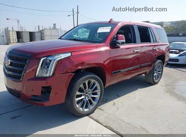 1GYS3BKJ2LR192565 2020 CADILLAC ESCALADE Бордовый Передняя левая четверть