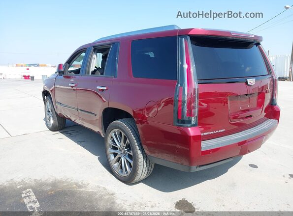 1GYS3BKJ2LR192565 2020 CADILLAC ESCALADE Бордовый Задняя левая четверть