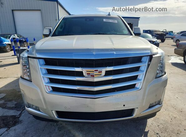 1GYS3BKJ3GR205944 2016 CADILLAC ESCALADE Beige Front view