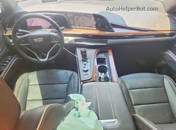 1GYS3BKL3MR310089 2021 CADILLAC ESCALADE Gray Առջևի վահանակի տեսք