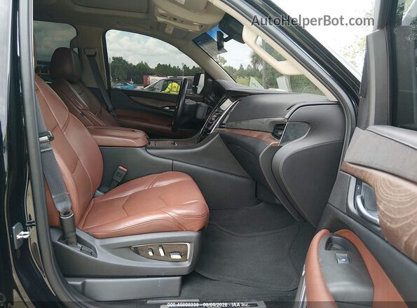 1GYS3CKJ2GR453396 2016 CADILLAC ESCALADE Black Front interior view