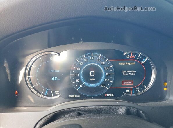1GYS3GKJ8LR233116 2020 CADILLAC ESCALADE Black Instrument cluster view