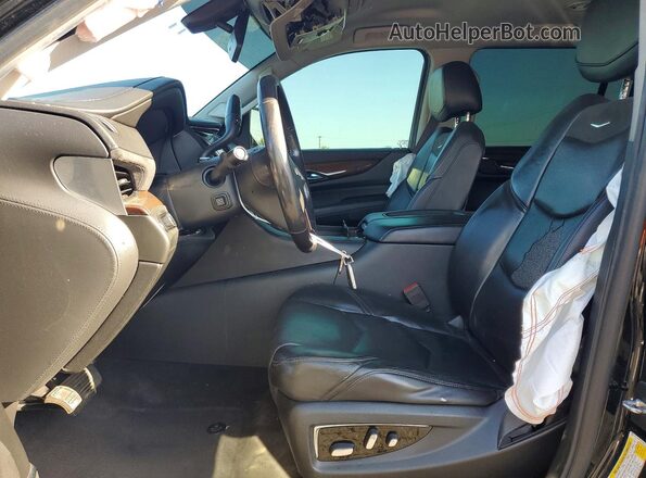 1GYS3GKJ8LR233116 2020 CADILLAC ESCALADE Black Front interior view