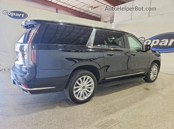 1GYS3JKT6PR439149 2023 CADILLAC ESCALADE Black Tył prawy