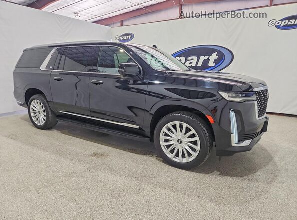 1GYS3JKT6PR439149 2023 CADILLAC ESCALADE Black Przód prawy