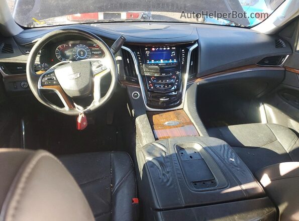 1GYS4BKJ3GR458095 2016 CADILLAC ESCALADE Black Widok deski rozdzielczej