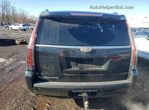 1GYS4BKJ3GR458095 2016 CADILLAC ESCALADE Black Widok z tyłu