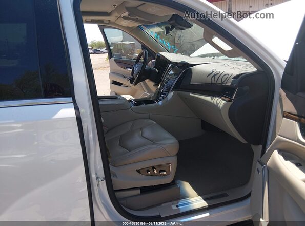 1GYS4BKJ9HR195645 2017 CADILLAC ESCALADE White წინა სალონის ხედი
