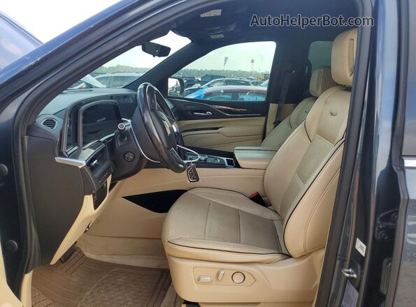 1GYS4BKL4MR393058 2021 CADILLAC ESCALADE Black Vista interior delantera