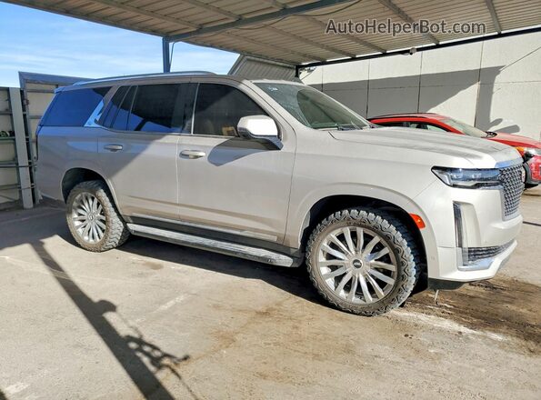 1GYS4BKL4MR465019 2021 CADILLAC ESCALADE Tan Առջևի աջ