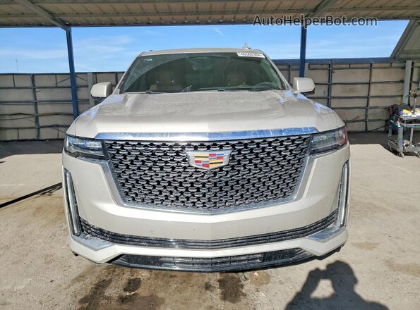 1GYS4BKL4MR465019 2021 CADILLAC ESCALADE Tan Դիմացի տեսք