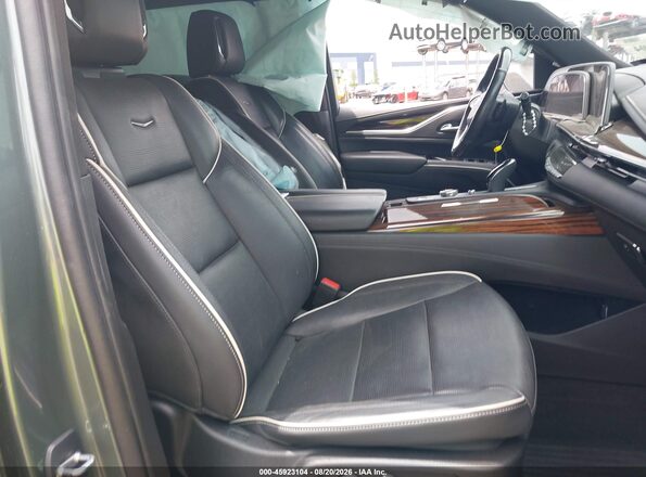 1GYS4BKL8PR124047 2023 CADILLAC ESCALADE Серый Вид салона спереди