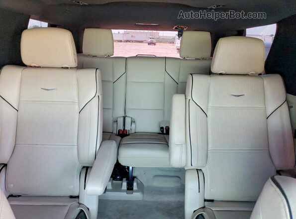 1GYS4BKLXPR157678 2023 CADILLAC ESCALADE Black Rear seats view