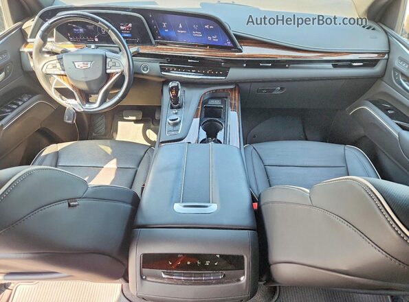 1GYS4BKLXPR368119 2023 CADILLAC ESCALADE Black Widok deski rozdzielczej