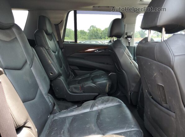1GYS4CKJ7HR314749 2017 CADILLAC ESCALADE Black უკანა სალონის ხედი