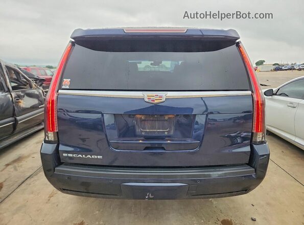 1GYS4CKJ7LR132302 2020 CADILLAC ESCALADE Blue Вид ззаду