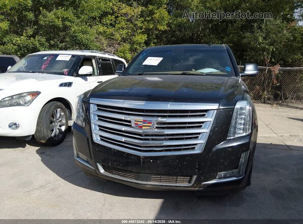 1GYS4DKJ1LR152552 2020 CADILLAC ESCALADE Black Front view