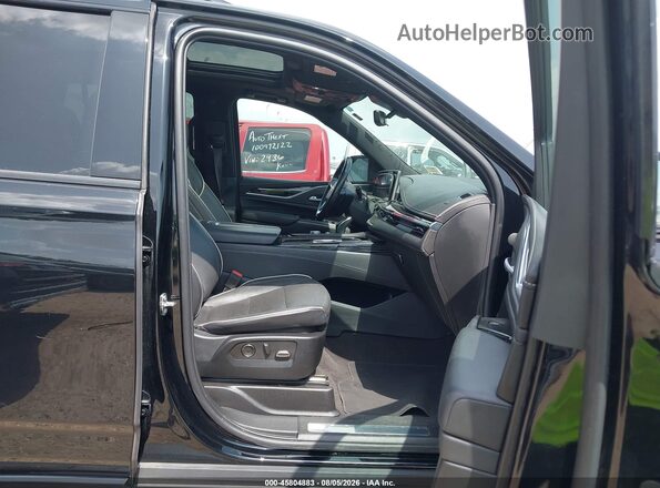 1GYS4EKL4PR326658 2023 CADILLAC ESCALADE Black Front interior view