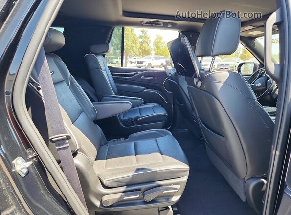 1GYS4EKL5PR545158 2023 CADILLAC ESCALADE Черный Вид задних сидений