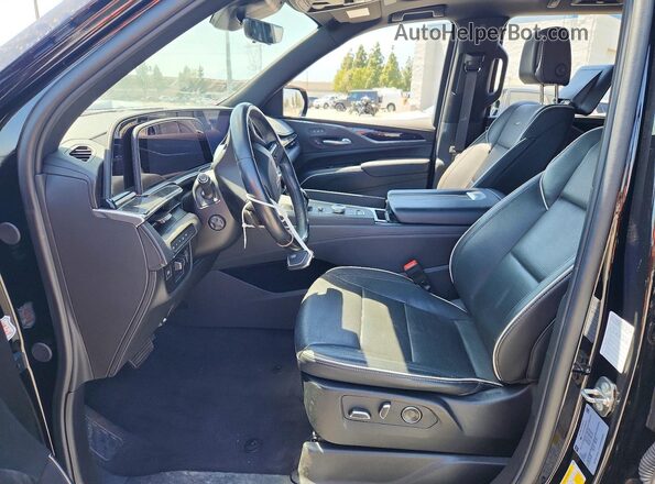 1GYS4EKL5PR545158 2023 CADILLAC ESCALADE Черный Вид салона спереди