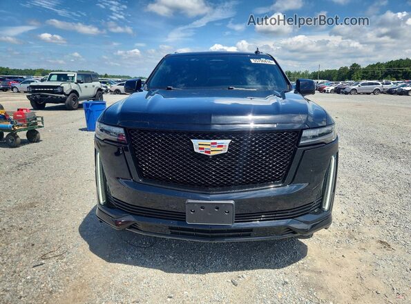 1GYS4EKL8PR326985 2023 CADILLAC ESCALADE Black წინა ხედი
