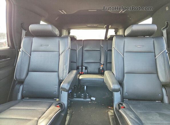 1GYS4FKL1MR291370 2021 CADILLAC ESCALADE Black უკანა სავარძლების ხედი