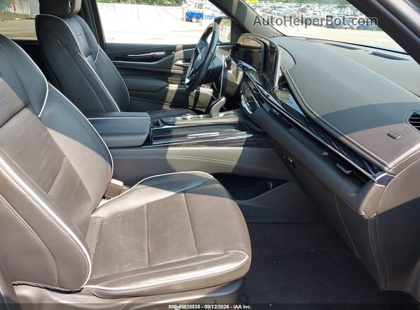 1GYS4FKL4PR136493 2023 CADILLAC ESCALADE Dark Blue წინა სალონის ხედი