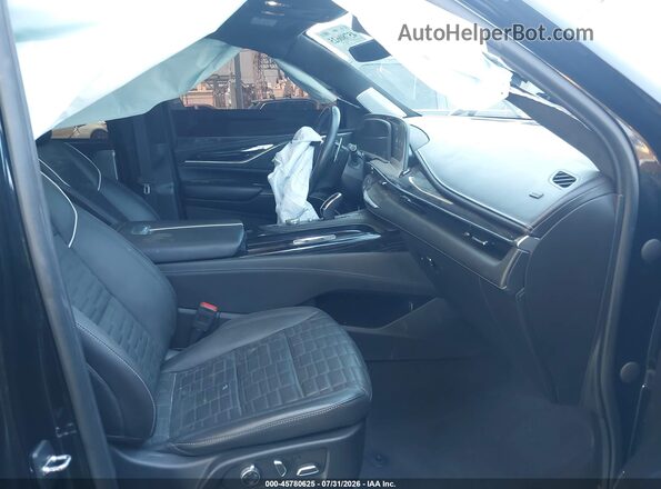 1GYS4HK95PR484593 2023 CADILLAC ESCALADE Black Widok wnętrza z przodu