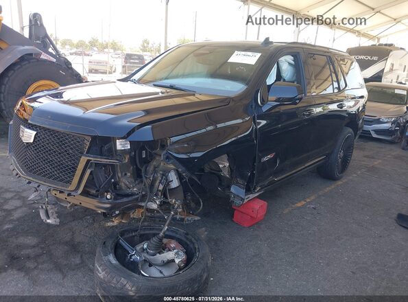 1GYS4HK95PR484593 2023 CADILLAC ESCALADE Black Przód lewy