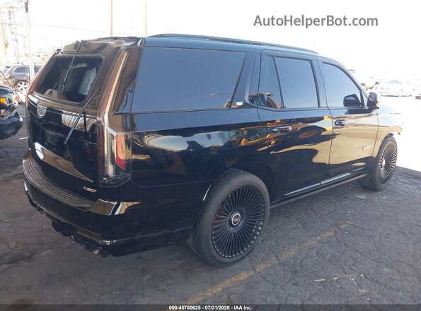 1GYS4HK95PR484593 2023 CADILLAC ESCALADE Black Tył prawy