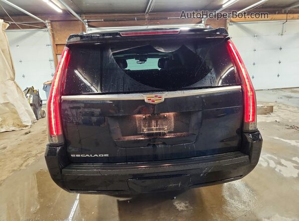 1GYS4HKJ2LR163955 2020 CADILLAC ESCALADE Black უკანა ხედი