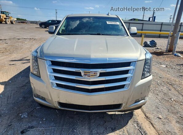 1GYS4HKJ6GR186595 2016 CADILLAC ESCALADE Beige Вид спереду