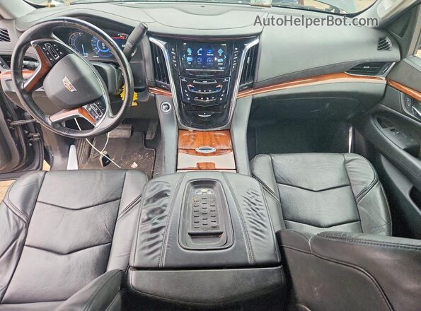1GYS4HKJ7GR211892 2016 CADILLAC ESCALADE Black Առջևի վահանակի տեսք