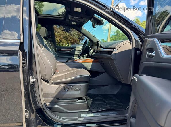 1GYS4KKL8PR217697 2023 CADILLAC ESCALADE Black Դիմացի տեսք