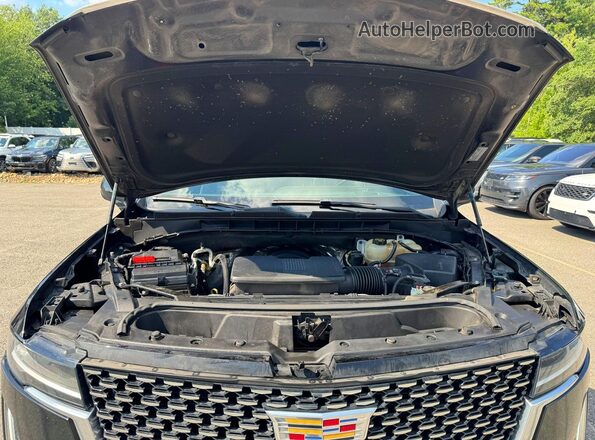 1GYS4KKL8PR217697 2023 CADILLAC ESCALADE Black Առջևի վահանակի տեսք