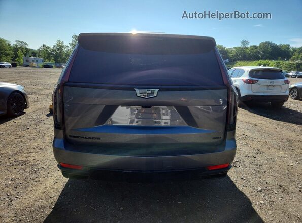 1GYS4RKL7NR245688 2022 CADILLAC ESCALADE Gray უკანა ხედი