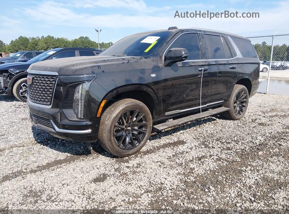 1GYS8BRL2SR119607 2025 CADILLAC ESCALADE Black წინა მარცხენა ხედი სამი მეოთხედიდან