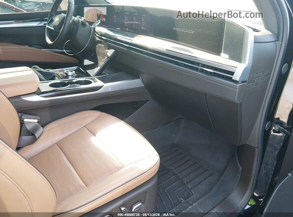 1GYS8BRL2SR119607 2025 CADILLAC ESCALADE Black წინა სალონის ხედი