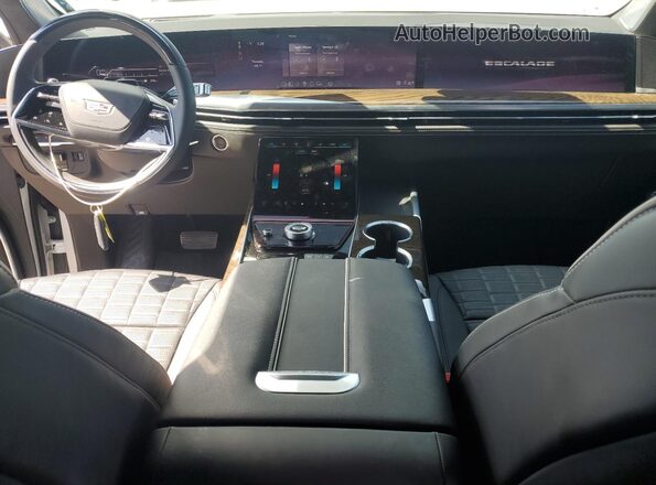 1GYS9GRL3SR210461 2025 CADILLAC ESCALADE White Widok deski rozdzielczej